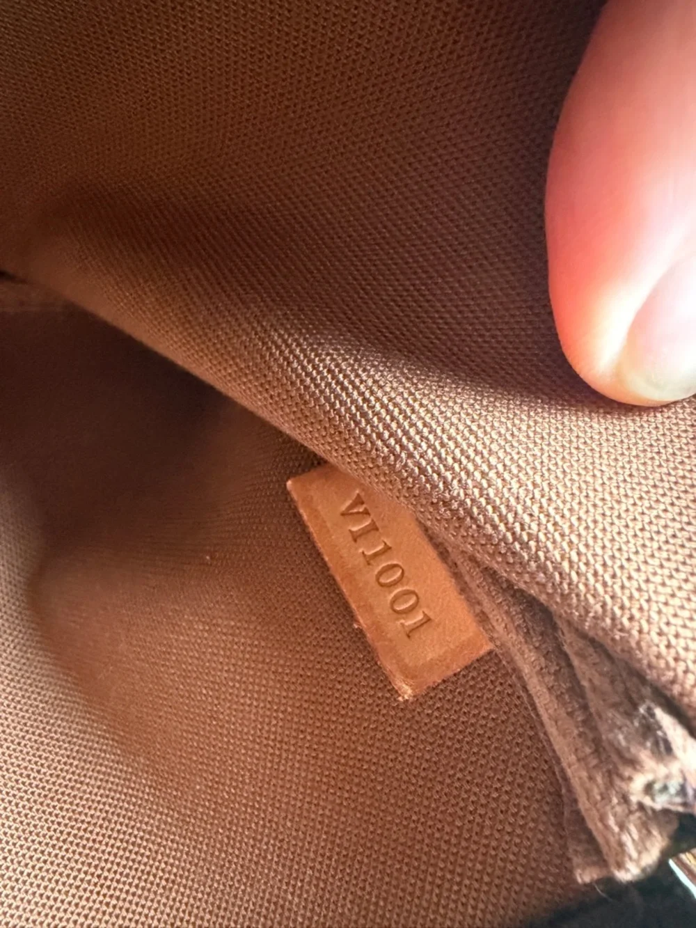 Louis Vuitton Monogram Canvas Mini Pochette with Tan Strap - Picture 12 of 12